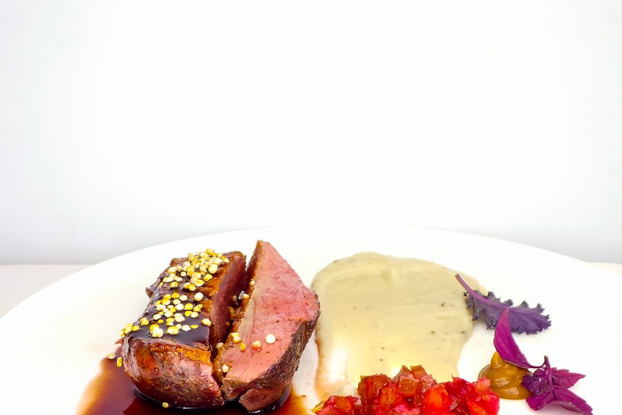 Challans Duck // Jerusalem Artichoke // Date // Blood Orange
